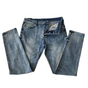 Ksubi Chitch Pure Dynamite Jeans 36 Slim Fit Light Wash Blue Denim Streetwear